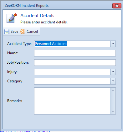 A personnel accident