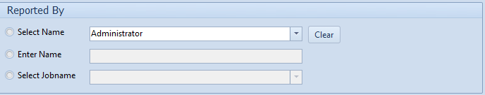The three ways of naming the reporting person