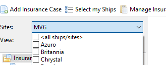 Reducing the tree to selected vessels