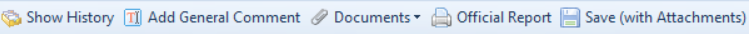 Sending a data transfer for a single report