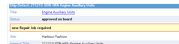 Assigning the job details